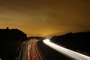 motorway night